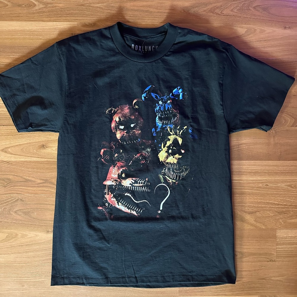 Box Lunch Black Five Nights At Freddy’s FNAF Graphic Tee Print